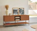 Mueble TV PLATT de 178 cm con 2 puertas y 2 cajones, en arcilla – Teulat