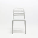 Silla Costa Bistrot en blanco, vista frontal – Nardi