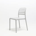 Silla Costa Bistrot en blanco, vista de tres cuartos – Nardi