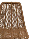 Silla Creta natural en PE y acero para interior y exterior