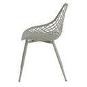 Silla JOSIE, en menta, vista lateral
