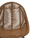 Silla MALTA natural en PE y acero para interior y exterior