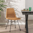 Silla HVAR en polietileno y acero para interior y exterior