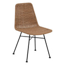 Silla HVAR en polietileno y acero para interior y exterior