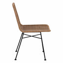 Silla HVAR en polietileno y acero para interior y exterior