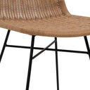 Silla HVAR en polietileno y acero para interior y exterior