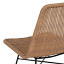 Silla HVAR en polietileno y acero para interior y exterior