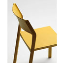 Silla Trill Bistrot en senape, detalle del respaldo – Nardi