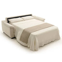 Sofá cama POLAR abierto en cama, con el colchón puesto