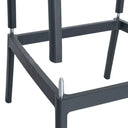 Taburete-silla CAPRI desmontable en polipropileno y cuerda