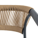 Taburete-silla CAPRI desmontable en polipropileno y cuerda