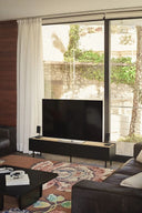 Mueble TV ARISTA de 180 cm con 1 puerta y 2 cajones, en negro – Teulat