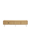 Mueble TV ARISTA de 180 cm con 1 puerta y 2 cajones, en roble – Teulat