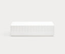 Mesa de centro DORIC de 110 cm con 2 cajones, en blanco – Teulat