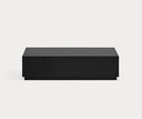Mesa de centro DORIC de 110 cm con 2 cajones, en negro – Teulat