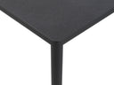 Mesa Piave en antracita, detalle de la esquina – Nardi