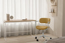 Silla Oficina OXFORD, en mostaza, en un despacho