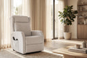 Sillón relax eléctrico SAORI con elevación Power Lift, en power lift 1 motor, en un salón