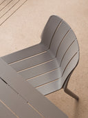 Silla Tiberina Bistrot en tortora, detalle del asiento – Nardi