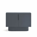 Cómoda TOTEM de 100 cm con 2 puertas, en gris antracita – Teulat