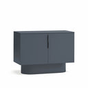 Cómoda TOTEM de 100 cm con 2 puertas, en gris antracita – Teulat