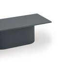 Mesa de centro rectangular TOTEM de 110 cm, en gris antracita – Teulat