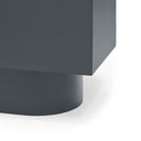 Mueble auxiliar alto TOTEM de 110 cm con 2 puertas, en gris antracita – Teulat